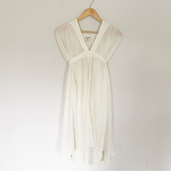 Billabong Secret Lives Dress White Tie Waist Size Small - Picture 5 of 10